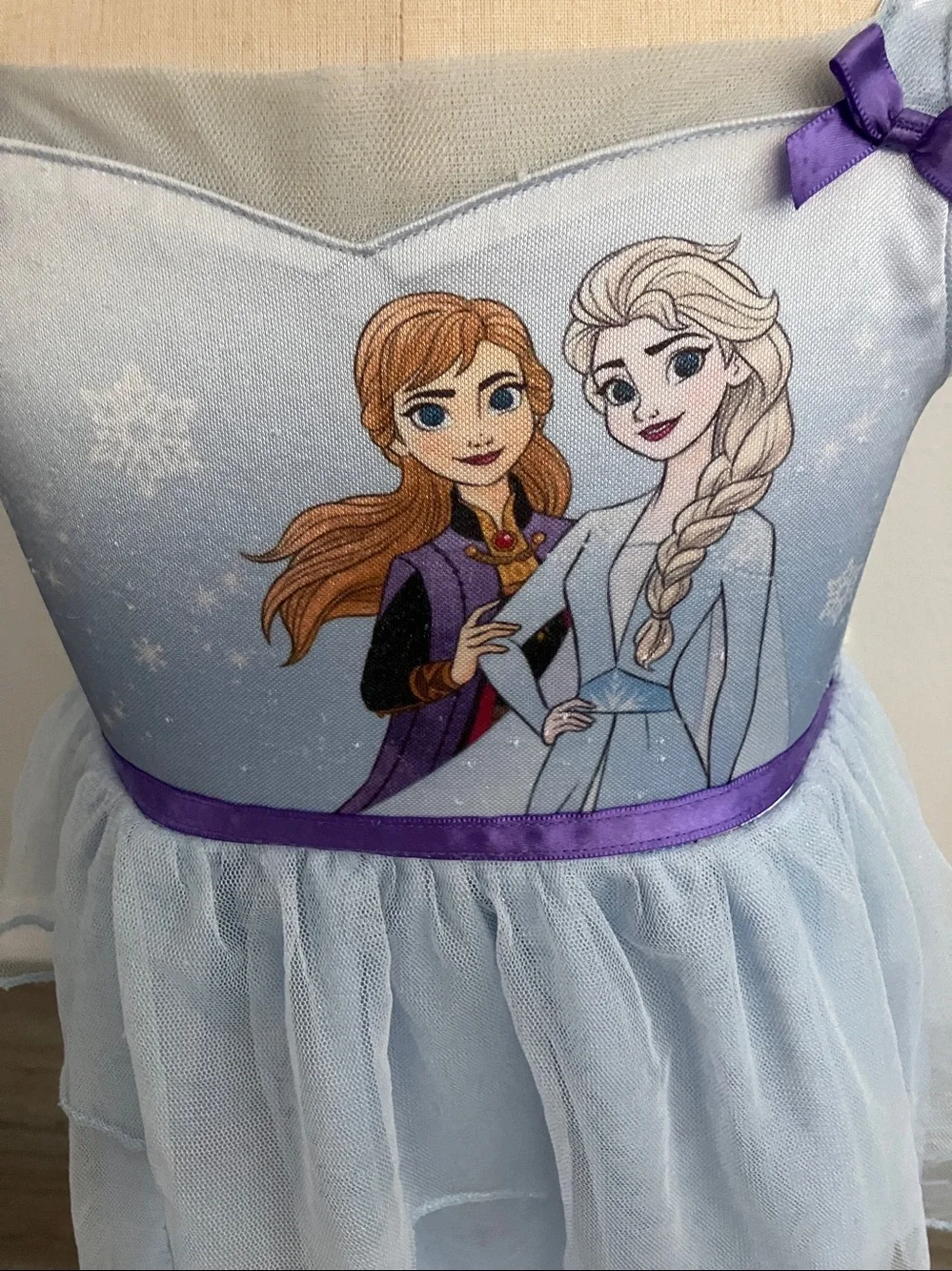 DISNEY Toddler Girls Frozen Elsa and Anna Nightgown | 4T - Picture 5 of 9